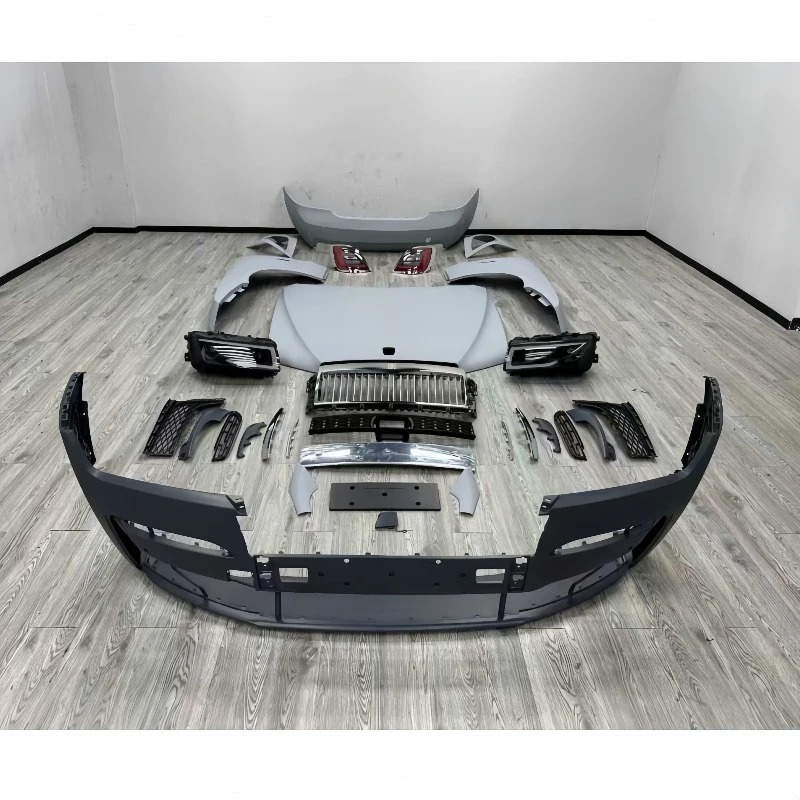 For  Ghost 1st Gen Upgrade to 4th Gen Body Kit 2010-2014 Upgrade to 2024 LED Headlights Front and Rear Bumper Grilles